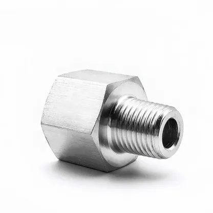 M10/14/20 1/8" 1/4" 3/8" 1/2" BSP NPT Female Male Stainlessl Reducer Bushing Pipe Fitting Connector Coupler High Pressure Gauge-BOLTTE