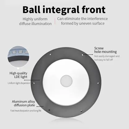 Spherical Integrating Light Source for Machine Vision High Uniform Diffuse Reflection Bowl Dome Light Source-BOLTTE