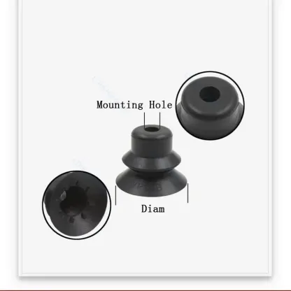  Vacuum Sucker VP10RSN/VP20BSN Silicone Double Multi-layer Nozzle Injection Molding Machine Manipulator Accessories-BOLTTE