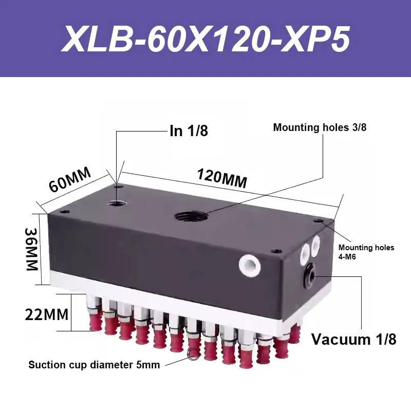 Manipulator vacuum suction cup PCB circuit board integrated automatic suction of perforated anisotropic hollow workpiece-BOLTTE