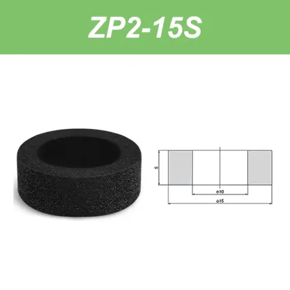 ZP2series sponge vacuum pad, ZP2-T04S-A3, zp2-T06S-A5,ZP2-T08S-A5, ZP2-T10S-B5,A external thread connection, B internal thread-BOLTTE
