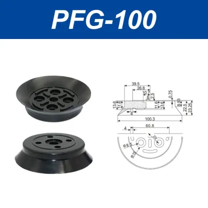 Mechanical arm suction cup industrial PFG 60 80 95 120 150 200 250 heavy-duty vacuum suction cup silicone-BOLTTE