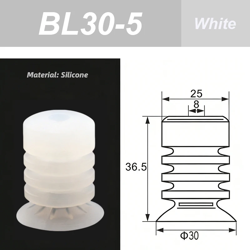 Vacuum Suction Cup Pneumatic Components Plastic Bag Manipulator BL30-5 BL40-5 BL50-5 Soft Bag