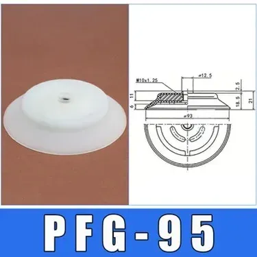 Pneumatic Vacuum Suction Cup Heavy-duty Sucker PFG PFYK-60 Large Power Silicone & NBR Mechanical Arm Robot Automation Tools-BOLTTE