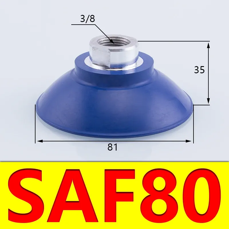 Corrugated Vacuum Suction Cup Powerful Suction Nozzle Robot Accessories Pneumatic Accessories Silicone Suction Cup SAF-BOLTTE