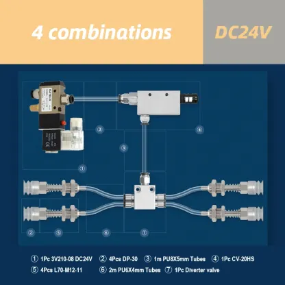 Manipulator Vacuum Suction Cup Set Suction Cup Assembly Pneumatic Sucker Mechanical Injection Molding Machine Accessories