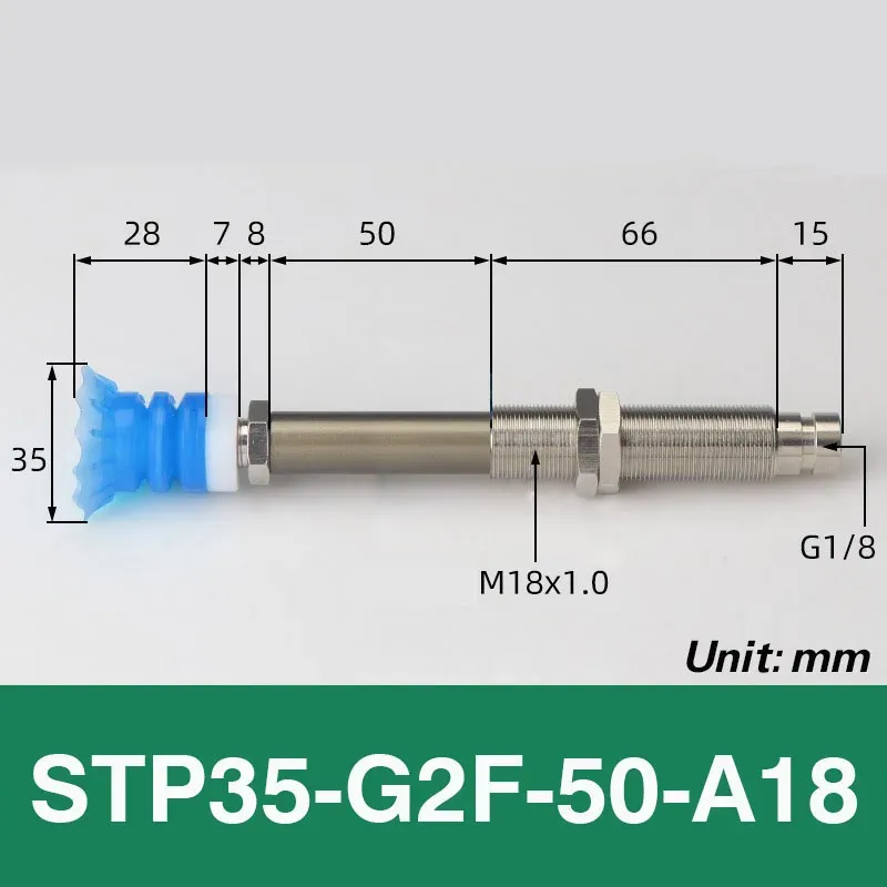 Open bag vacuum suction cup industrial STP35S/60S suction soft packaging silicone mechanical arm accessories suction nozzle lip-BOLTTE