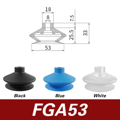 FGA11/14/16/20/22/25/33/43/53/63/78 robotic arm vacuum suction cup ripple