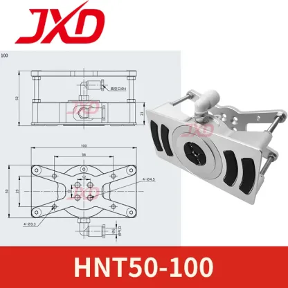 JXD Bernoulli Gripper NF20-06-A-M5F NF40-06-A-18F NF60-06-A-18F Aluminum Alloy Metal Non-contact Vacuum Suction Cup-BOLTTE