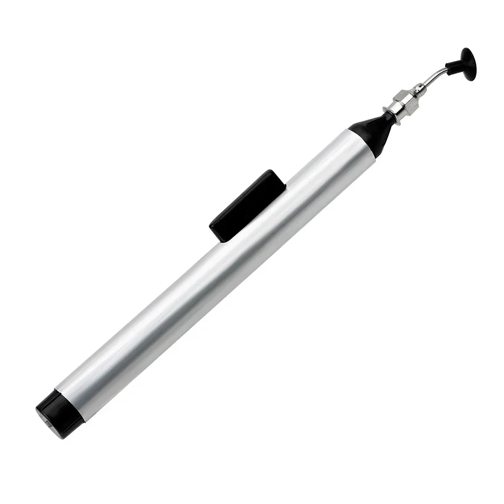 Manually Pumping Vacuum Suction Pen, IC Chip SMD Picker Hand Tool Set with 3 Sizes Suction Tips for Electronics & Lens Handling-BOLTTE