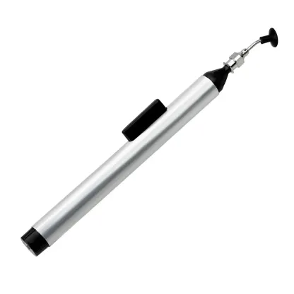 Manually Pumping Vacuum Suction Pen, IC Chip SMD Picker Hand Tool Set with 3 Sizes Suction Tips for Electronics & Lens Handling-BOLTTE