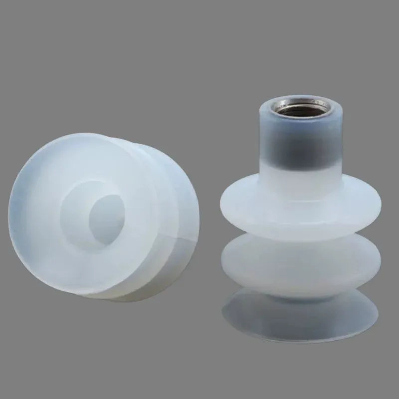 Industrial Vacuum Suction Cup Nozzle Silicone PC-40 with Screw Thread High Temperature Resistance Manipulator Accessory-BOLTTE