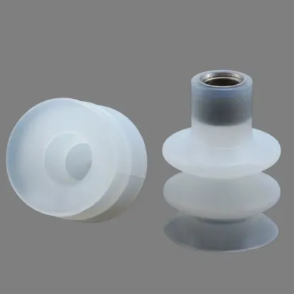 Industrial Vacuum Suction Cup Nozzle Silicone PC-40 with Screw Thread High Temperature Resistance Manipulator Accessory-BOLTTE