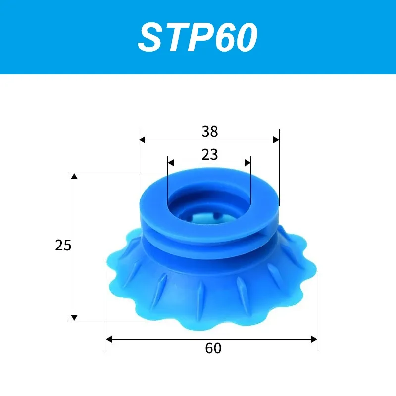 Industrial Flexible Packaging Bag STP35 STP60 Bag Opening Vacuum Suction Cup Robot Hand Grabbing Bag Small Lip Suction Cup-BOLTTE