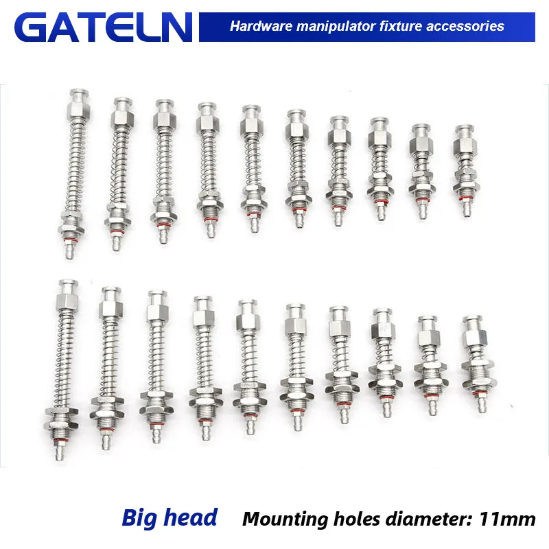Vacuum suction cup base Big head 11mm hardware manipulator fixture accessories pneumatic support tail air inlet-BOLTTE