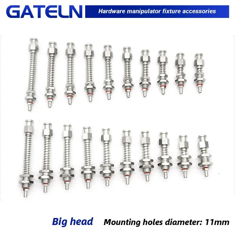Vacuum suction cup base Big head 11mm hardware manipulator fixture accessories pneumatic support tail air inlet-BOLTTE
