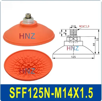 Vacuum suction cup anti-skid flat oil-resistant heavy-duty manipulator accessories SFF30/40/50NG/60/80/100/125N-BOLTTE
