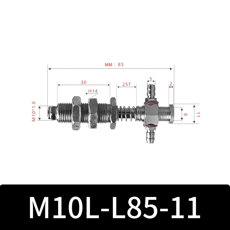 M10-11 Series Big Head Manipulator Pneuamtic Parts Fixture Rubber Sucker Pad Silicone Vacuum Suction Cup Mount-BOLTTE