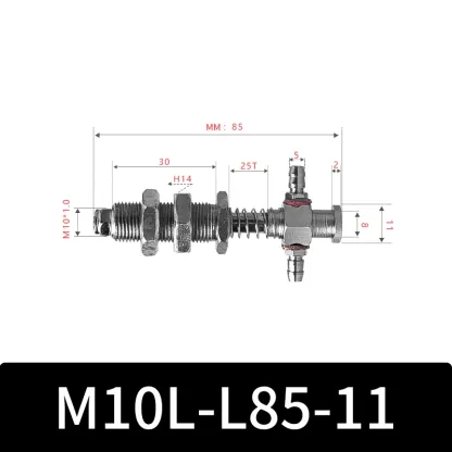 M10-11 Series Big Head Manipulator Pneuamtic Parts Fixture Rubber Sucker Pad Silicone Vacuum Suction Cup Mount-BOLTTE