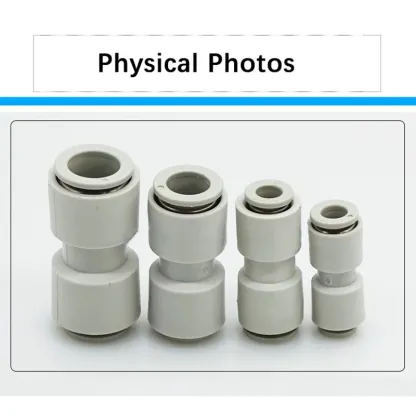 Pneumatic Fitting direct variable diameter air connector Plastic Push fit Union T Shape KQ2T/KQ2H/KQ2U04-06/06-08/08-10/10-12-BOLTTE