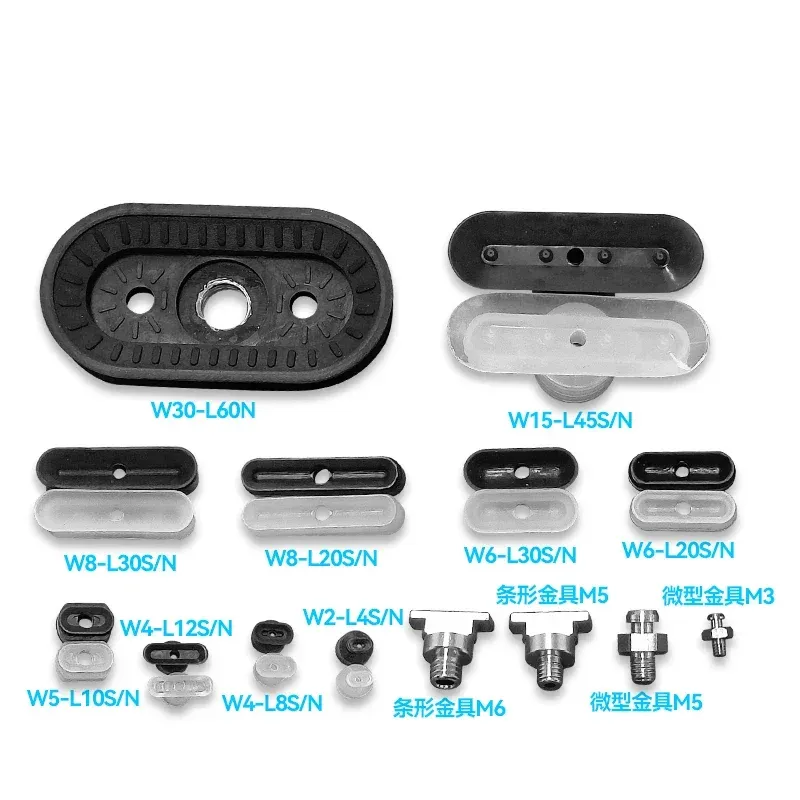 Pneumatic Suction Cup Long Vacuum Sucker Oval W5L10 Injection Molding Machine Manipulator Accessories-BOLTTE