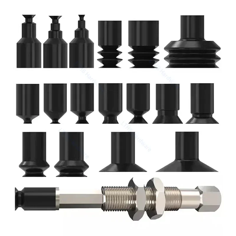 Manipulator Vacuum Suction Cup BT9 NBR Black Anti-static Electric Nozzle  ZP-2N/ZP-4N Industrial Pneumatic Sucker Accessories-BOLTTE