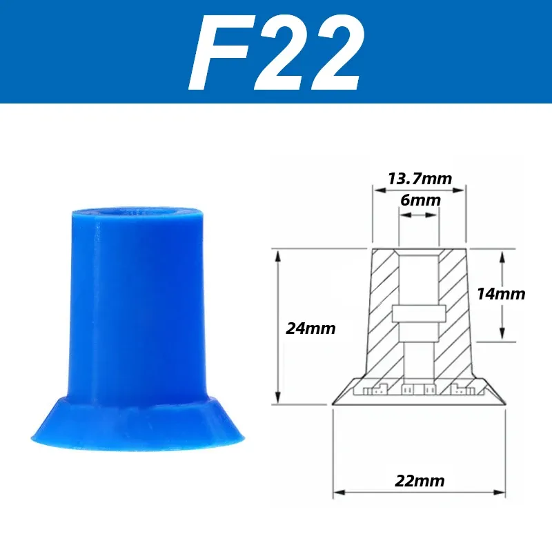 Open bag vacuum suction cup fittings film plastic bag open bag suction cup industrial F18 F22 F26 F33 manipulator vacuum nozzle