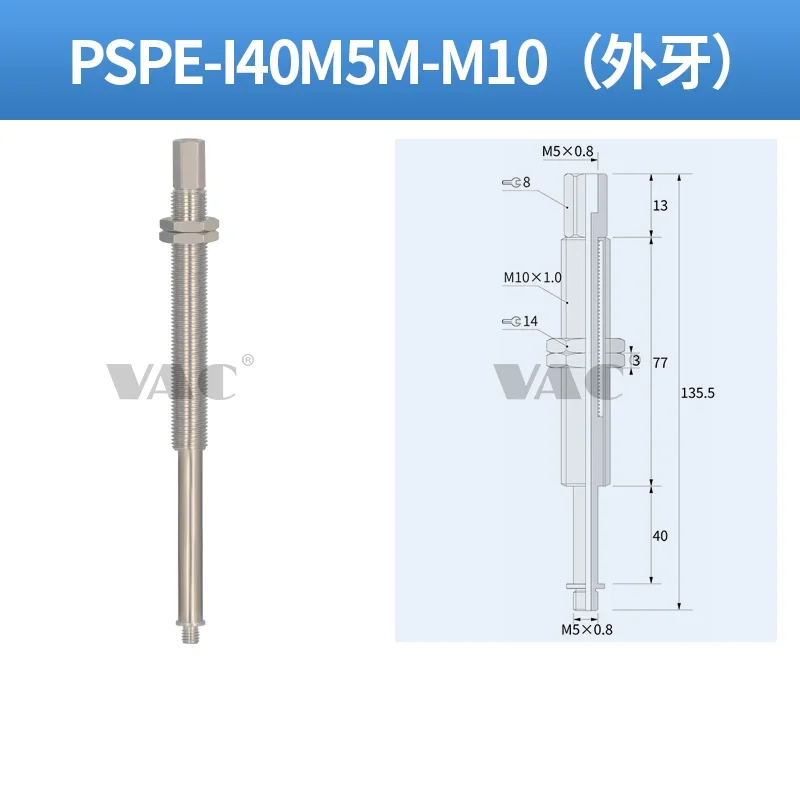 PSPE Series Fitting Bracket Shock-Absorbing Mount Built-in spring bracket with cushioning metal fittings PSPE-I10RM5M-M10-BOLTTE