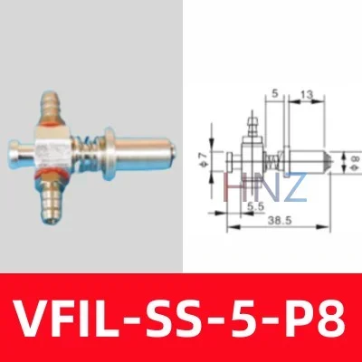 STAR aluminum suction fitting VFIL1S20P12 big head suction cup seat manipulator accessories Pneumatic tool-BOLTTE