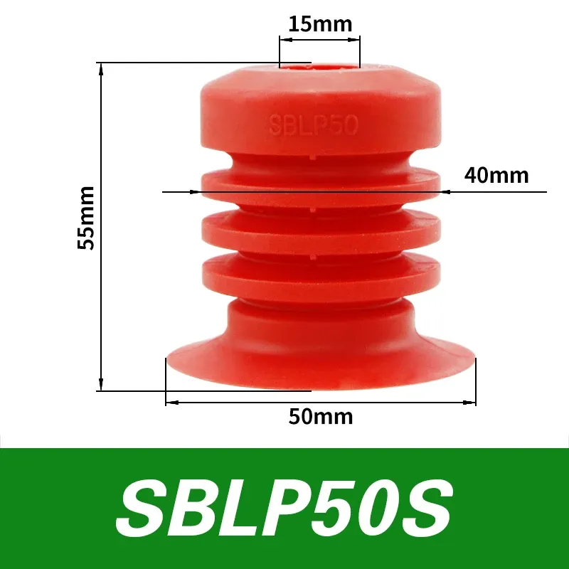 Vacuum suction cup SBLP30 40 50 accordion type film bag opening flexible packaging milk box industrial robot accessories-BOLTTE