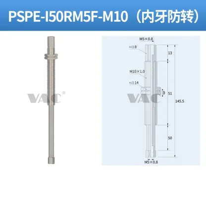 PSPE Series Fitting Bracket Shock-Absorbing Mount Built-in spring bracket with cushioning metal fittings PSPE-I10RM5M-M10-BOLTTE