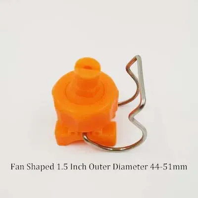 Clip Button Nozzle Front Treatment Buckle Coating Industrial Cleaning PP Universal Adjustable Spherical Conical Spray Head