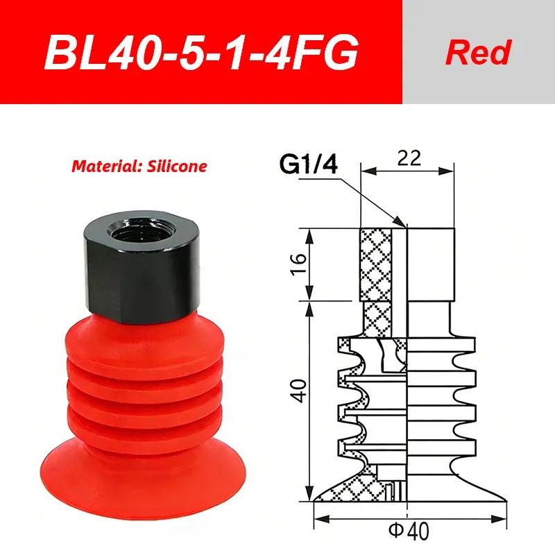 Vacuum Suction Cup Pneumatic Components Plastic Bag Manipulator BL30-5 BL40-5 BL50-5 Soft Bag