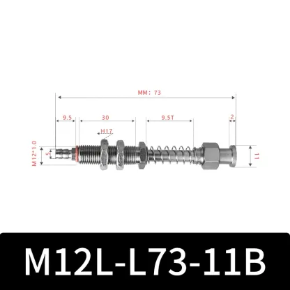 M12-11B Series Big Head Manipulator Pneuamtic Fixture Rubber Sucker Silicone Industrial Vacuum Suction Cup Holder-BOLTTE