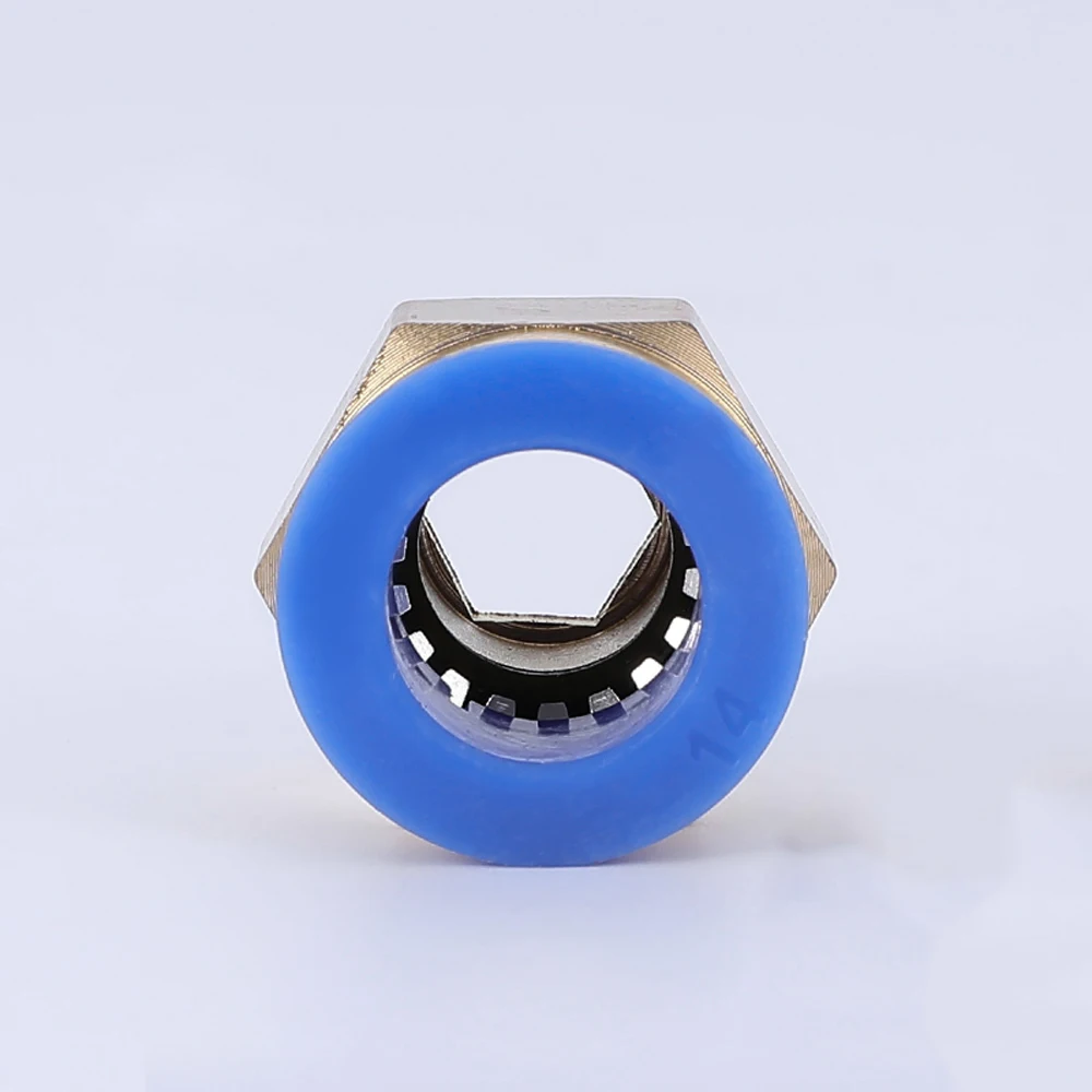 Pneumatic Fittings PC PC4/6-M6/M8/M10/M12 Male Metric Thread Pipe Connector Brass Push In Quick Connector Air Hose Plumbing-BOLTTE