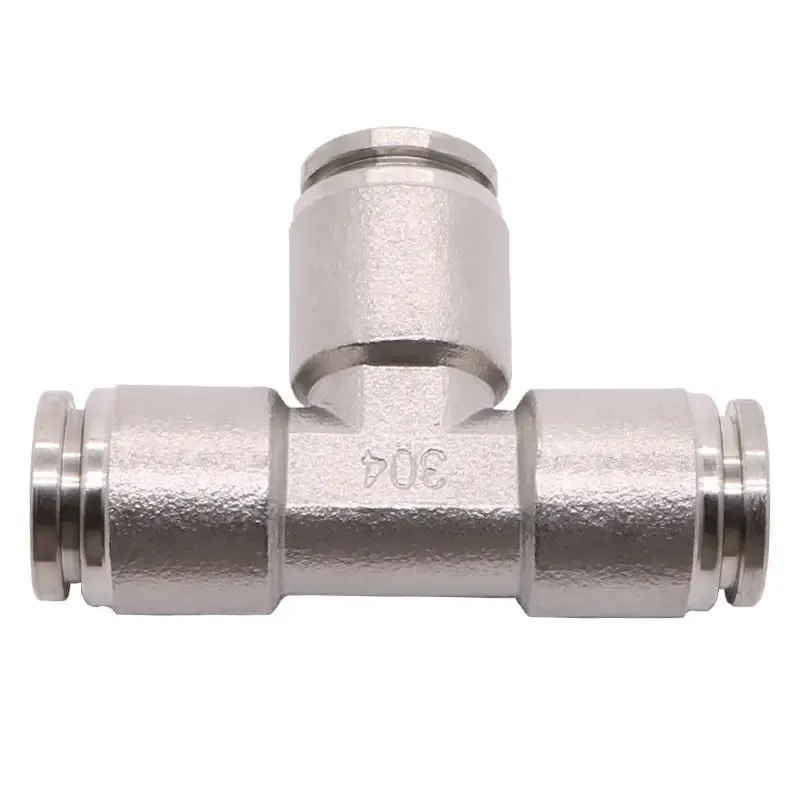 4 6 8 10 12 14 16 mm PU PM PV PE PY PZ PK Corss SA Pneumatic 304 Stainless Press Push In Quick Connector Release Air Fitting-BOLTTE