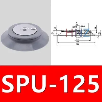 vacuum sucker SPU-100 125 160 210 250 industrial pneumatic glass sucker-BOLTTE