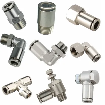PC POC PL PH SL M5 M6 1/8" 1/4" 3/8" 1/2" BSP Male Female Elbow Tee Pneumatic Brass Push In Quick Connector Release Air Fitting-BOLTTE