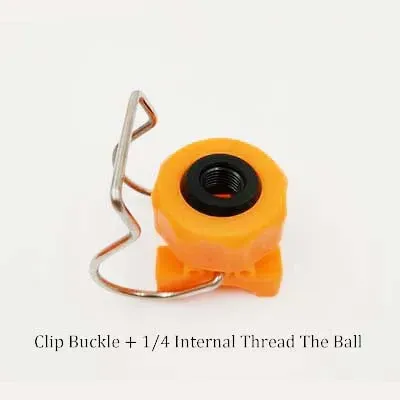 Clip Button Nozzle Front Treatment Buckle Coating Industrial Cleaning PP Universal Adjustable Spherical Conical Spray Head