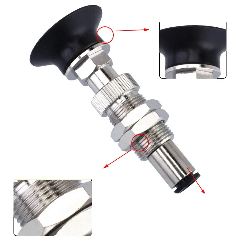 Yida manipulator vacuum chuck fittings J-WES26/WES27 J-WET36/WET37 pneumatic fittings