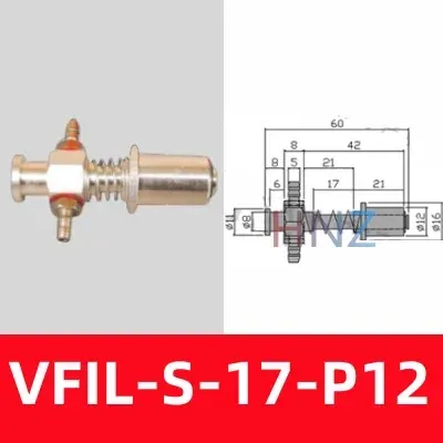STAR aluminum suction fitting VFIL1S20P12 big head suction cup seat manipulator accessories Pneumatic tool-BOLTTE