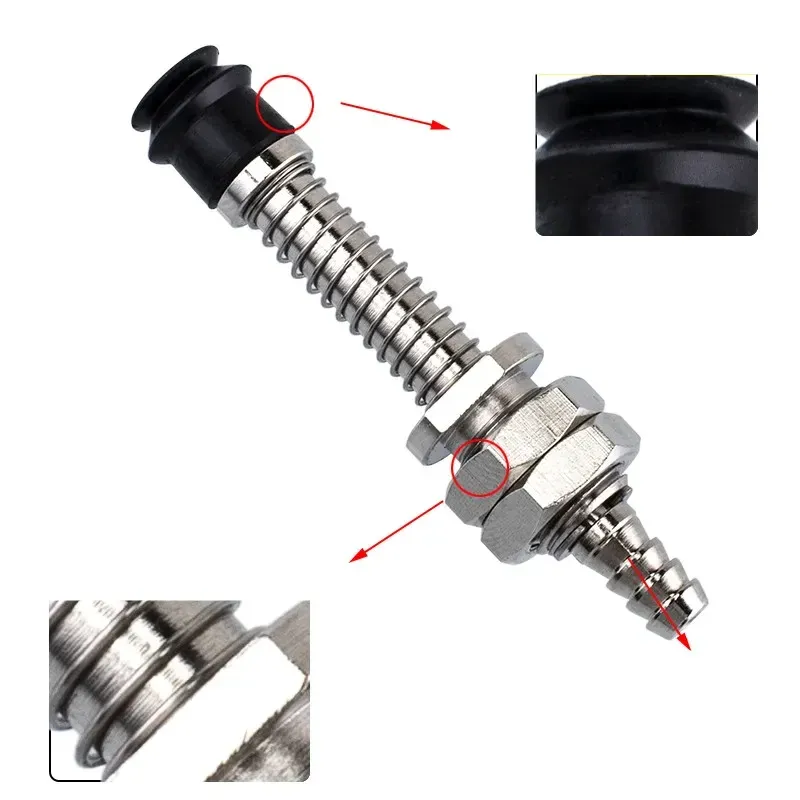 Eda manipulator vacuum chuck hardware WEH41-d6/d8-3/10/15/25 pneumatic accessories