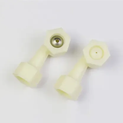 Plastic ABS Corner Defoaming Pipe Nozzle Pack of 10