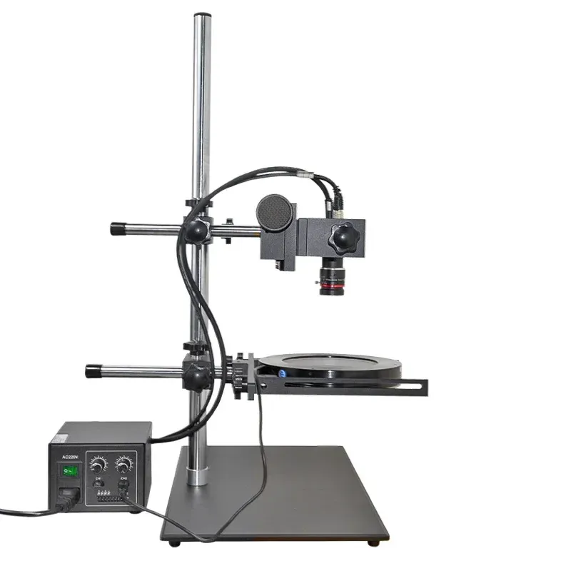 Industrial Machine Vision Fine-Tuning Stand | CCD Camera & LED Light Source Mount for Inspection-BOLTTE
