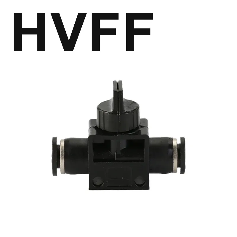 Black Pneumatic Fitting Pipe Connector Quick Release Coupling 4mm 6mm 8mm 10mm 12mm PU PV PE HVFF PY Tube Connectors-BOLTTE