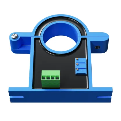 Split Core Current Transmitter 0-500A AC DC Hall Current Sensor Transducer 20mm Hole 0-10V 4-20mA RS485 Current Transmitter-BOLTTE