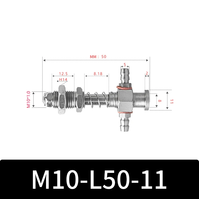 M10-11 Series Big Head Manipulator Pneuamtic Parts Fixture Rubber Sucker Pad Silicone Vacuum Suction Cup Mount-BOLTTE