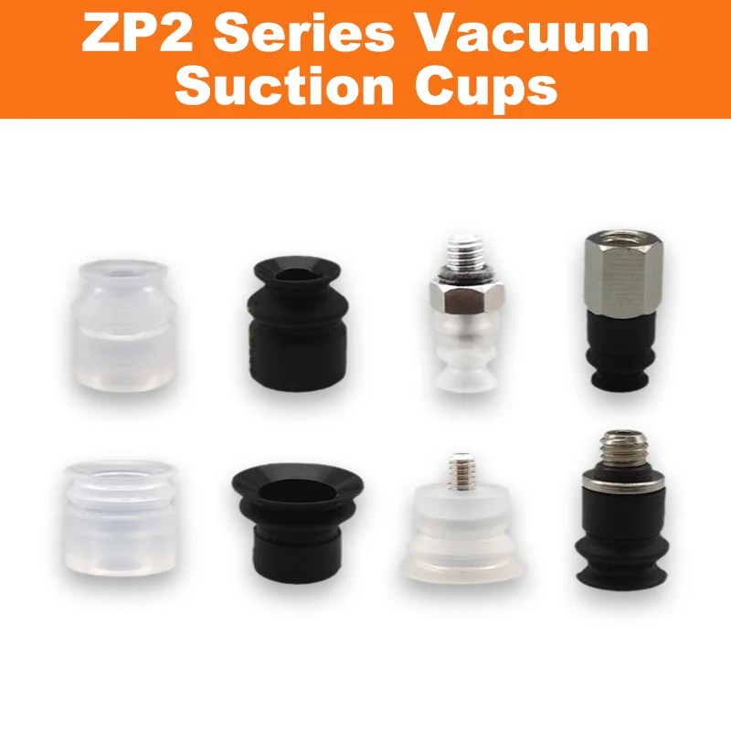 5pcs/pack ZP2 Series Bellow Vacuum Suction Cup  ZP2-B04/06/08/10/15/20MBS/N B06MB Gripper-BOLTTE