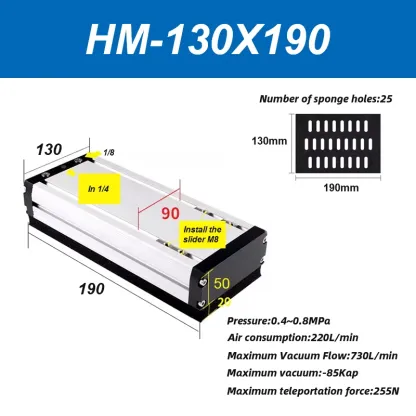 Integrated vacuum sponge suction cup manipulator pneumatic non-marking heavy-duty palletizing carton industrial sponge gripper-BOLTTE