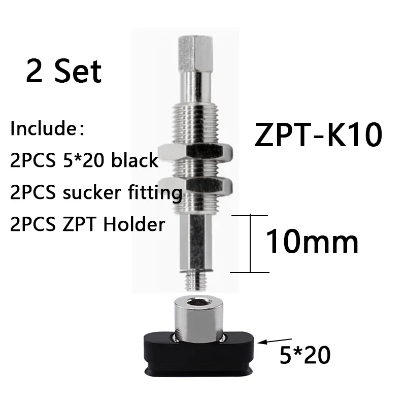 High-Strength Pneumatic Vacuum Suction Cup PWG Series Rectangular/Oval Industrial Sucker Gripper Pad for Quick Pickup Automation-BOLTTE